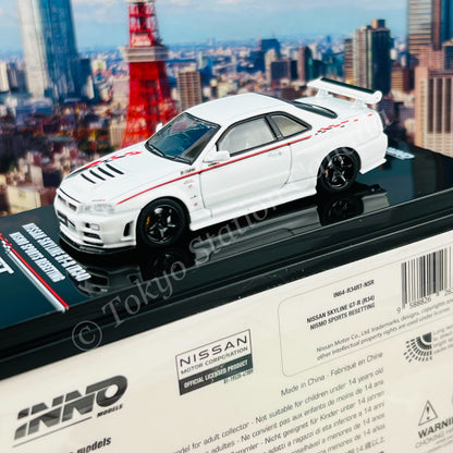 INNO64 1/64 NISSAN SKYLINE GT-R (R34) NISMO SPORTS RESETTING IN64-R34RT-NSR