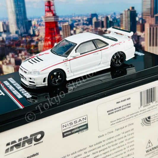 INNO64 1/64 NISSAN SKYLINE GT-R (R34) NISMO SPORTS RESETTING IN64-R34RT-NSR
