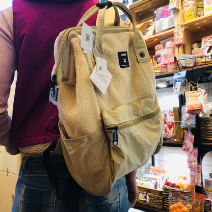 anello® Faux Fur Backpack Off White