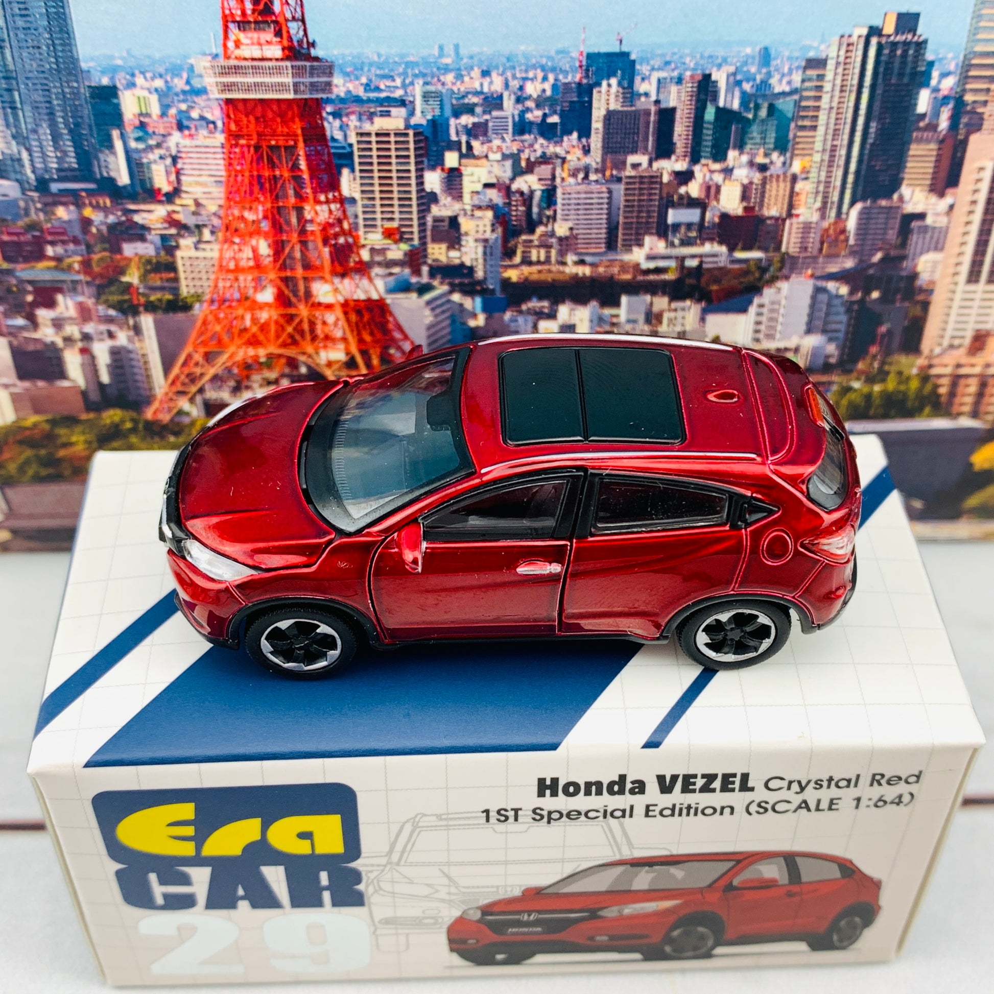 ERA CAR 29 1/64 Honda VEZEL Crystal Red 1ST Special Edition HA20VERF29