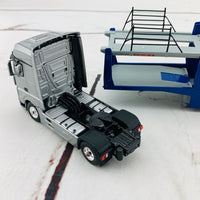 MINI GT 1/64 Mercedes-Benz Actros With Car Carrier Trailer RHD MGT00111-R