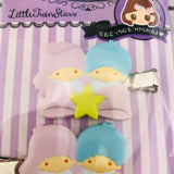 Sanrio Original Little Twin Stars Hair Clip Set A301
