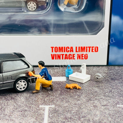Tomytec Limited Vintage Neo 1/64 Diocolle 64 #02b Car wash 4543736314875