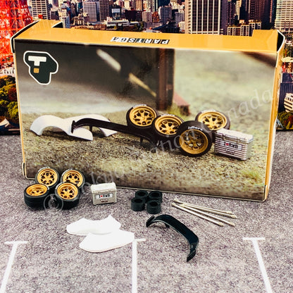 Tarmac Works 1/64 PARTS64 Rotiform HUR - Designed for RWB Models Gold T64W-006-GL