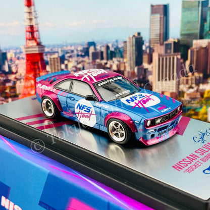 INNO64 1/64 NISSAN SIVIA S14 ROCKET BUNNY BOSS AERO "TOFUGARAGE" With Special Packaging IN64-S14B-NFS