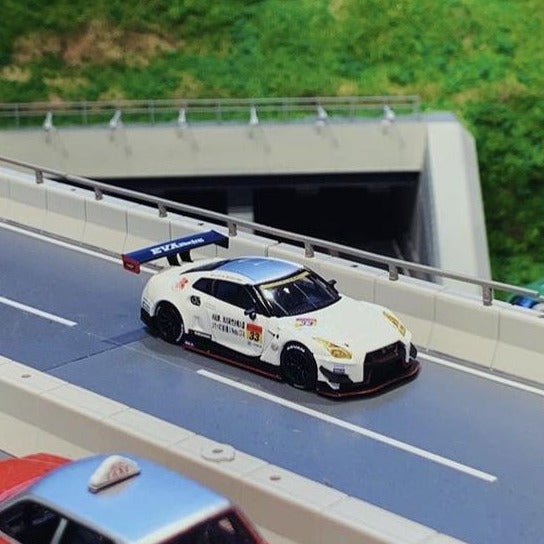 MINI GT x POPRACE 1/64 1/64 Nissan GT-R Nismo GT3 X Works/ EVA Racing Test Unit #33 - Super GT Okayama Test Day MGT00091-L