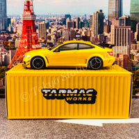 Tarmac Works 1/64 Global Collection Mercedes-Benz C63 AMG Coupe Black Series Yellow Metallic T64G-009-SB