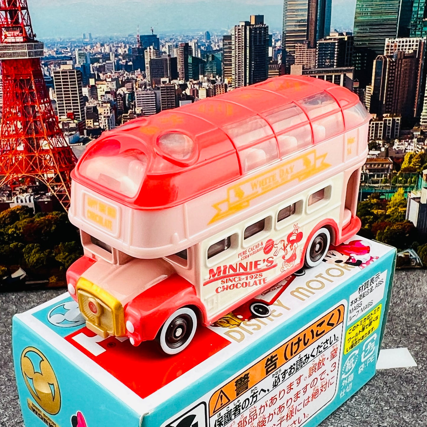 TOMICA DISNEY MOTORS Sunny Decker Minnie Mouse Whiteday Edition 2022 (4904810188230)