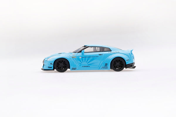 MINI GT LIBERTYWALK LB★WORKS Nissan GTR (R35) Light Blue - RHD – Tokyo ...