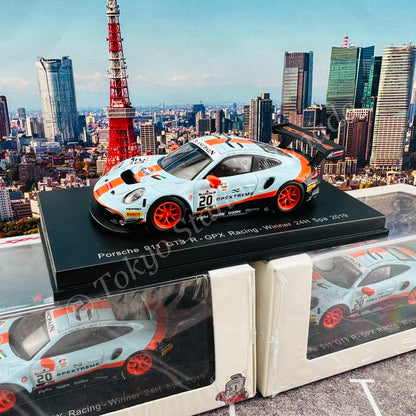 Sparky 1/64 Porsche 911 GT3 R No.20 GPX Racing Winner 24H Spa 2019 R. Lietz - M. Christensen - K. Estre Y184