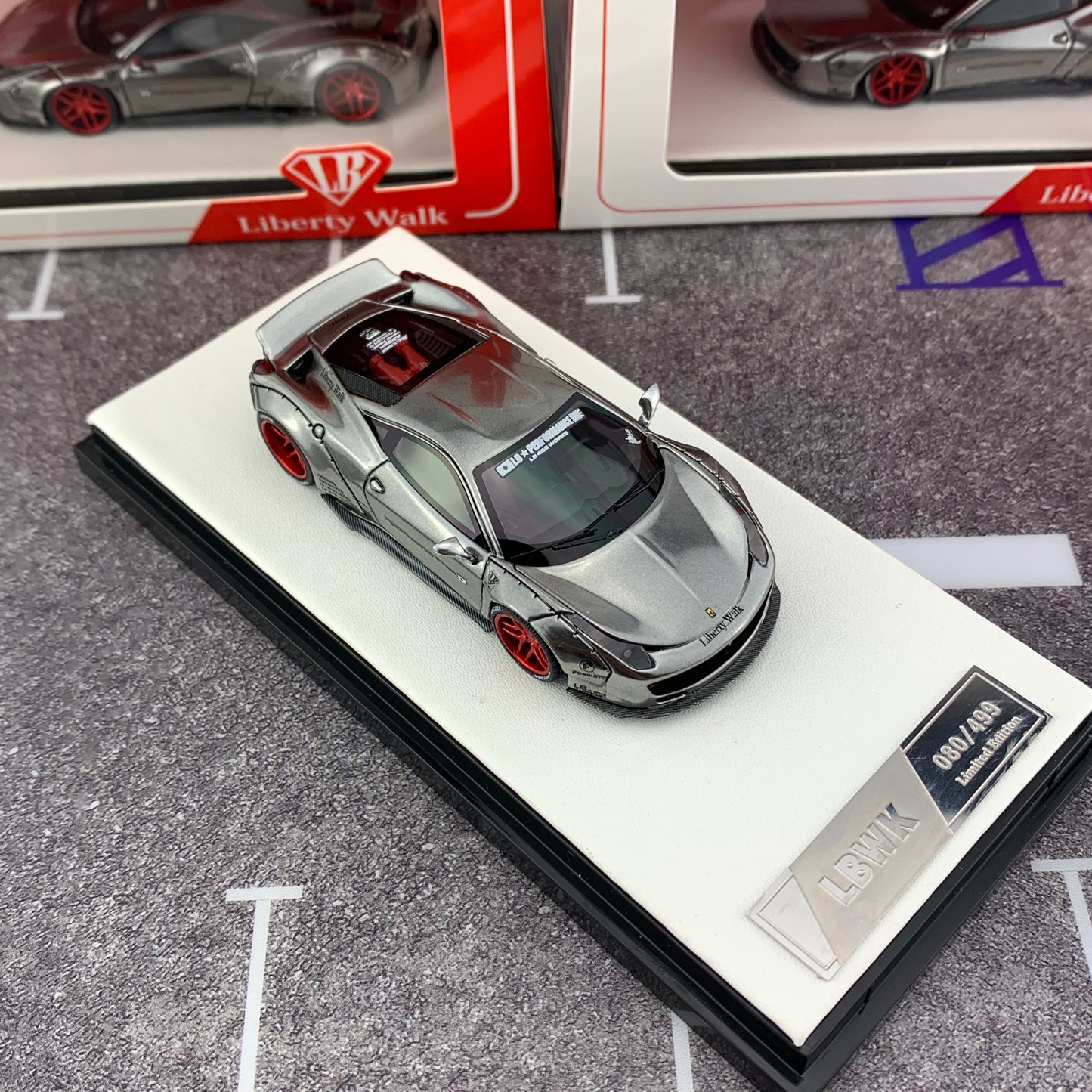 Timothy & Pierre 1/64 Liberty Walk Performance Ferrari 458 Resin Made Model Car