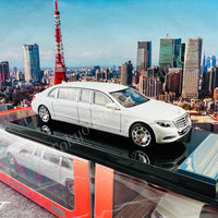 Stance Hunters 1/64 Mercedes Maybach S600 Pullman WHITE