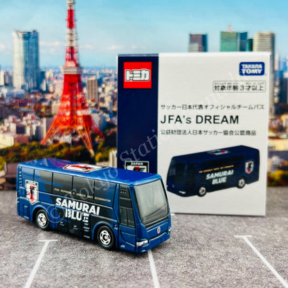 TOMICA Japan National Soccer Team Official Team Bus JFA's DREAM