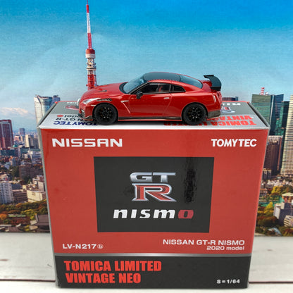 Tomytec Tomica Limited Vintage Neo 1/64 Nissan GTR NISMO 2020 Red LV-N217b