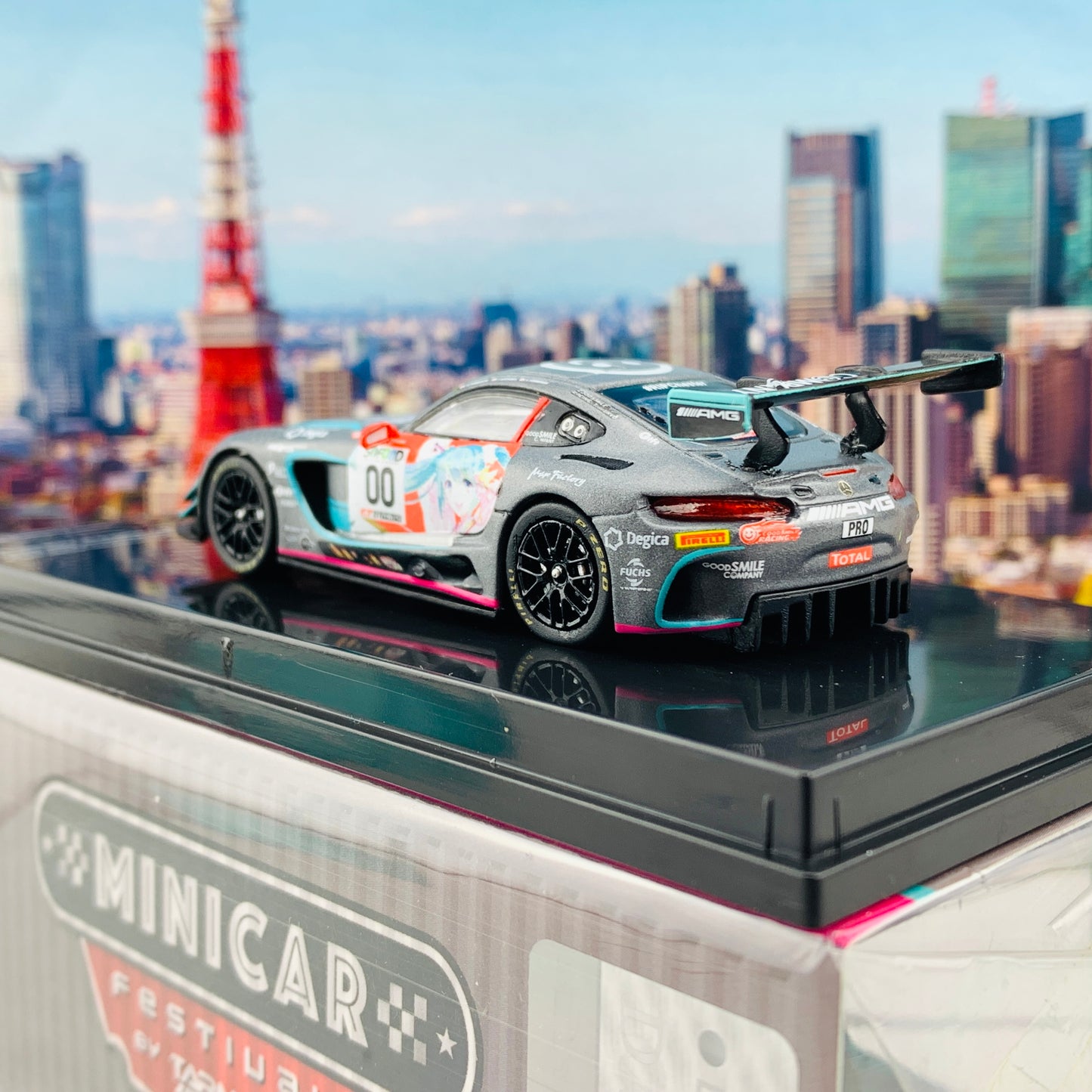 Tarmac Works HOBBY64 Collection 1/64 Mercedes AMG GT3 24 Hours of Spa 2017 Taiwan Exclusive Model Limited Edition 1968 pcs T64-008-17SPA00