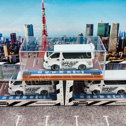 Tarmac Works HOBBY64 1/64 Toyota Hiace Widebody White T64-038-WH