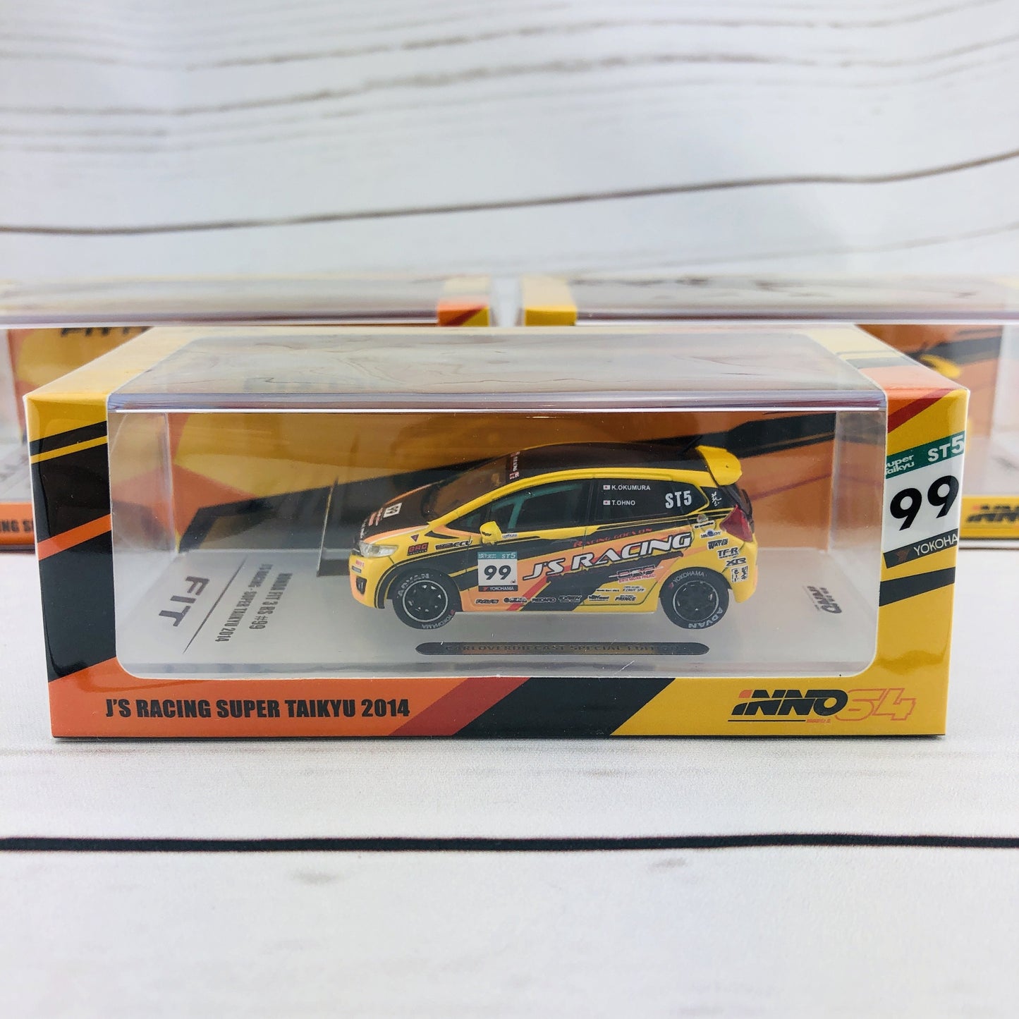 INNO64 HONDA FIT 3 RS #99 J'S Racing - Super Taikyu 2014 CARLOVERDIECAST Special Edition IN64-GK5-JS99