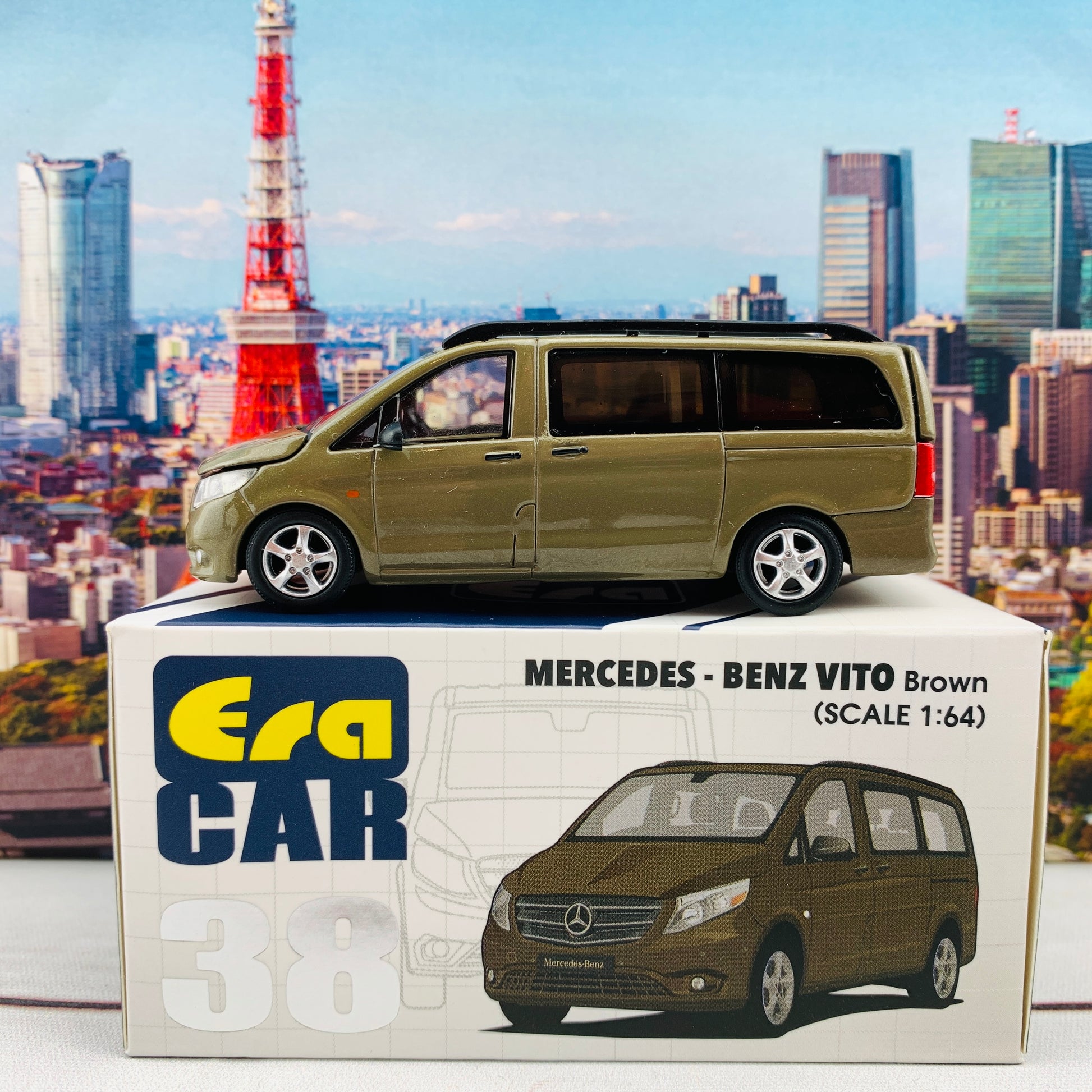 ERA CAR 38 1/64 Mercedes-Benz Vito - Brown MB20VITRN38