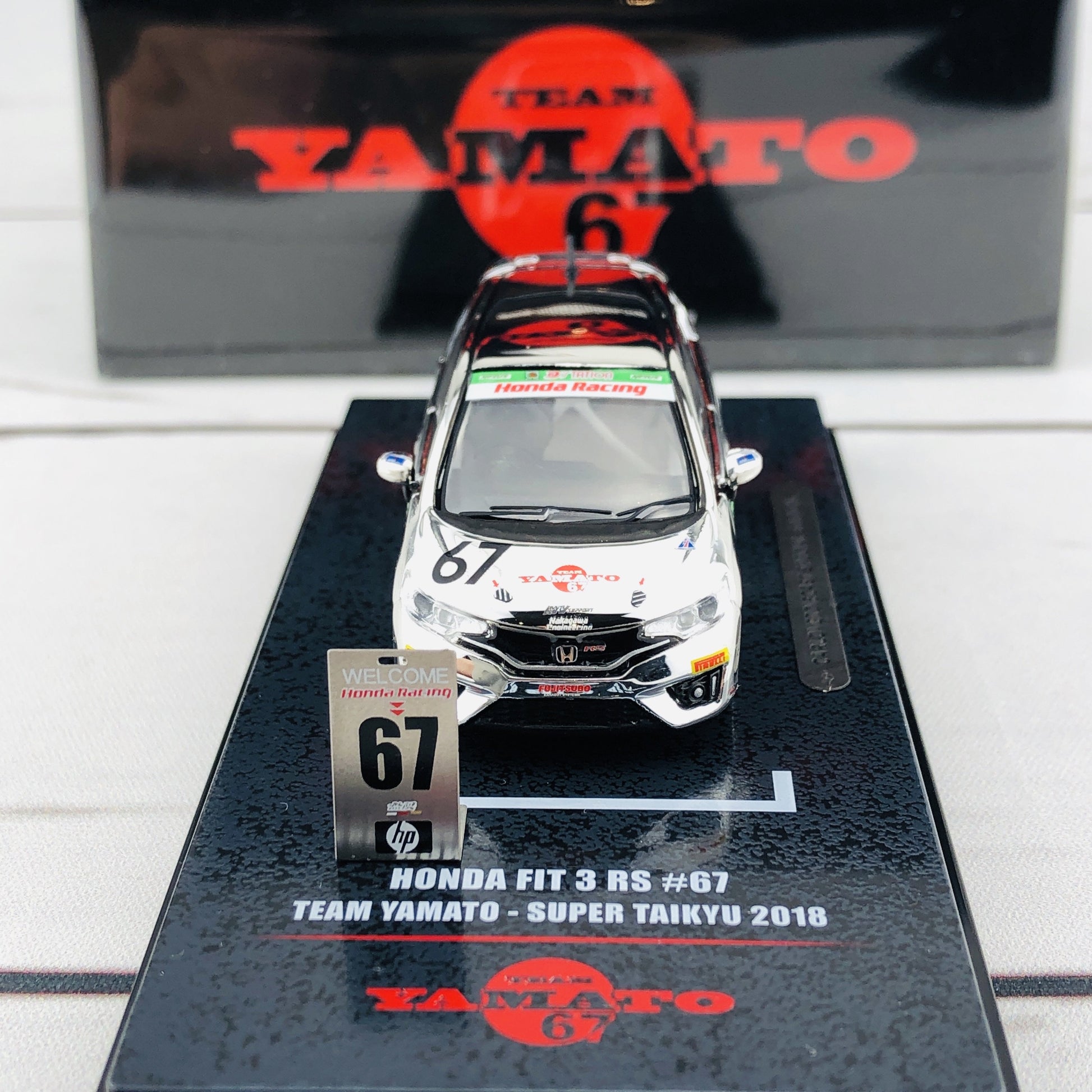 INNO64 HONDA FIT 3 RS #67 Team Yamato - Super Taikyu 2018 CARLOVERDIECAST Special Edition IN64-GK5-YA67