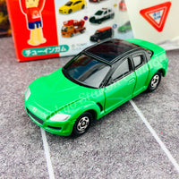 TAKARA TOMY A.R.T.S TOMICA Sign Set #8 - Mazda RX-8 with a road sign stand