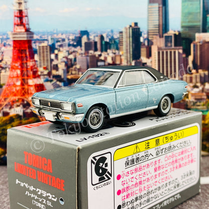 Tomytec Limited Vintage 1/64 Toyopet Crown Hardtop SL 70 Year (Blue / Black) LV-192a