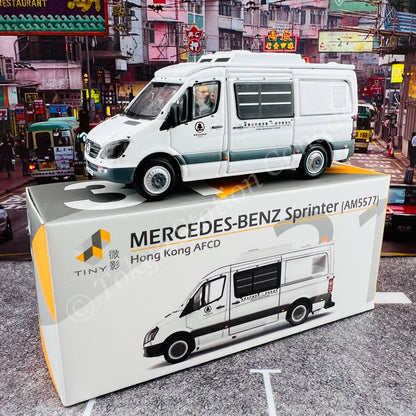 TINY 微影 31 MERCEDES-BENZ Sprinter (AM5577) Hong Kong AFCD 香港漁護署 (白) ATC64791
