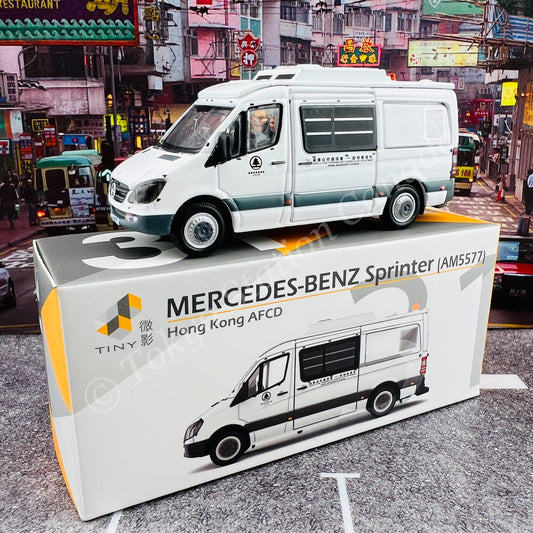 TINY 微影 31 MERCEDES-BENZ Sprinter (AM5577) Hong Kong AFCD 香港漁護署 (白) ATC64791