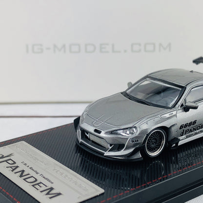 Ignition Model 1/64 Pandem Toyota 86 V3 Gray Metallic 1406