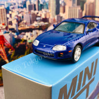 MINI GT 1/64 Toyota Supra  Blue Pearl Metallic RHD MGT00211-R