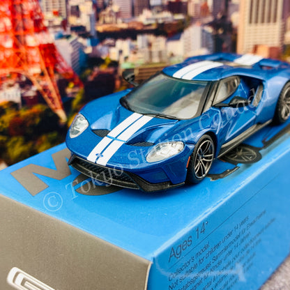 MINI GT 1/64 Ford GT  Liquid Blue LHD MGT00249-L