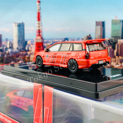 INNO64 1/64 MITSUBISHI LANCER EVOLUTION IX WAGON 2005 RALLIART Red IN64-EVO9W-RARE