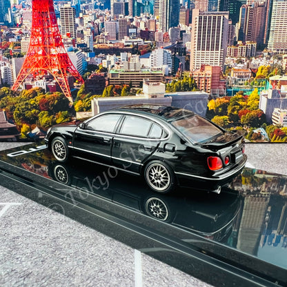 HOBBY JAPAN 1/64 Toyota ARISTO V300 VERTEX EDITION Customized Version Black HJ641030CBK