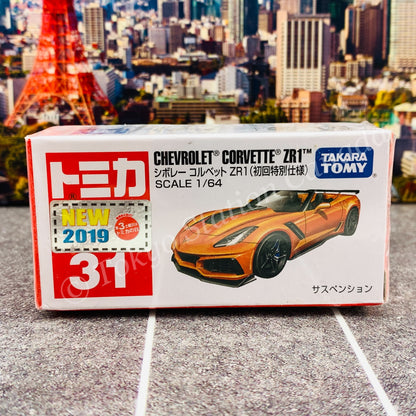TOMICA 31 CHEVROLET CORVETTE ZR1 First Edition 初回特別仕様 4904810102694