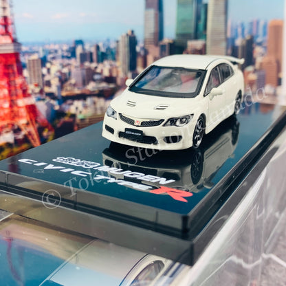 HOBBY JAPAN 1/64 Mugen Civic TYPE R (FD2) Championship White HJ641003MW