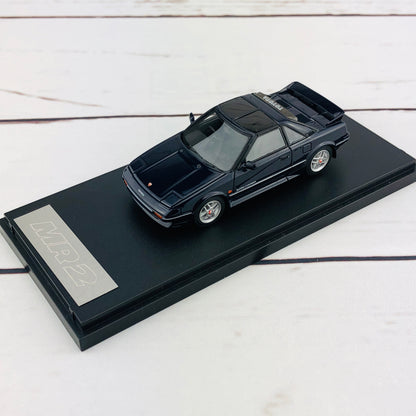 Mark43 1/43 Toyota MR 2 G-Limited Super Charger T Bar Roof (AW11) TOM'S NEW SPORT Blue Mica PM4377SBL