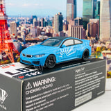 MINI GT 1/64 LB★WORKS BMW M4  Baby Blue LHD MGT00192-L