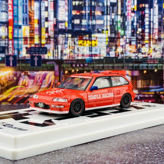 INNO64 1/64 HONDA CIVIC EF9 TEMPLE RACING Osaka Auto Messe 2020 IN64-EF9-OAM20