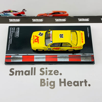 Tarmac Works 1/64 BMW M3 E30 JTCC 1991 Division 2 Champion - Japan Special Edition T64-009-91JCTCC35