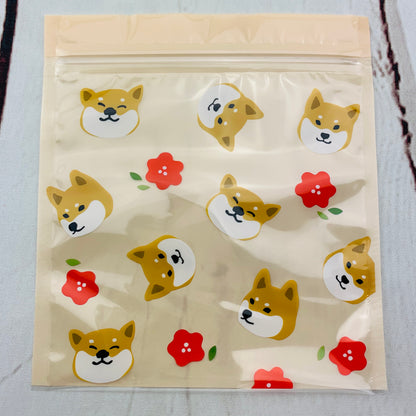 Shiba Inu 5pcs Zipper Bag (C03-ABG-39)