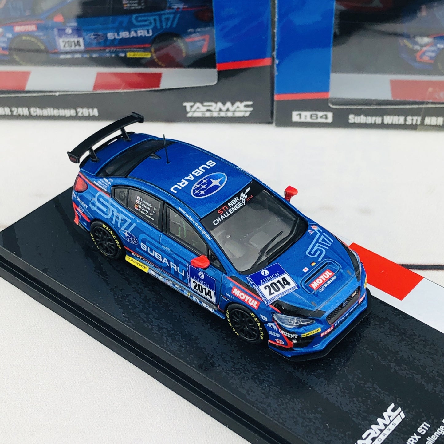 Tarmac Works 1/64 Subaru WRX STI NBR 24H Challenge 2014 T64-016-14N24