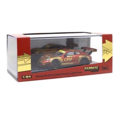 Tarmac Works 1/64 Hobby Collection Porsche 911 GT3 R (991) Macau GT Cup - FIA GT World Cup 2018 Earl Bamber T64-032-18MGP912