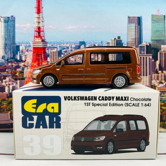 ERA CAR 39 1/64 Volkswagen Caddy Maxi 1ST Special Edition Chocolate VW20CAMRF39