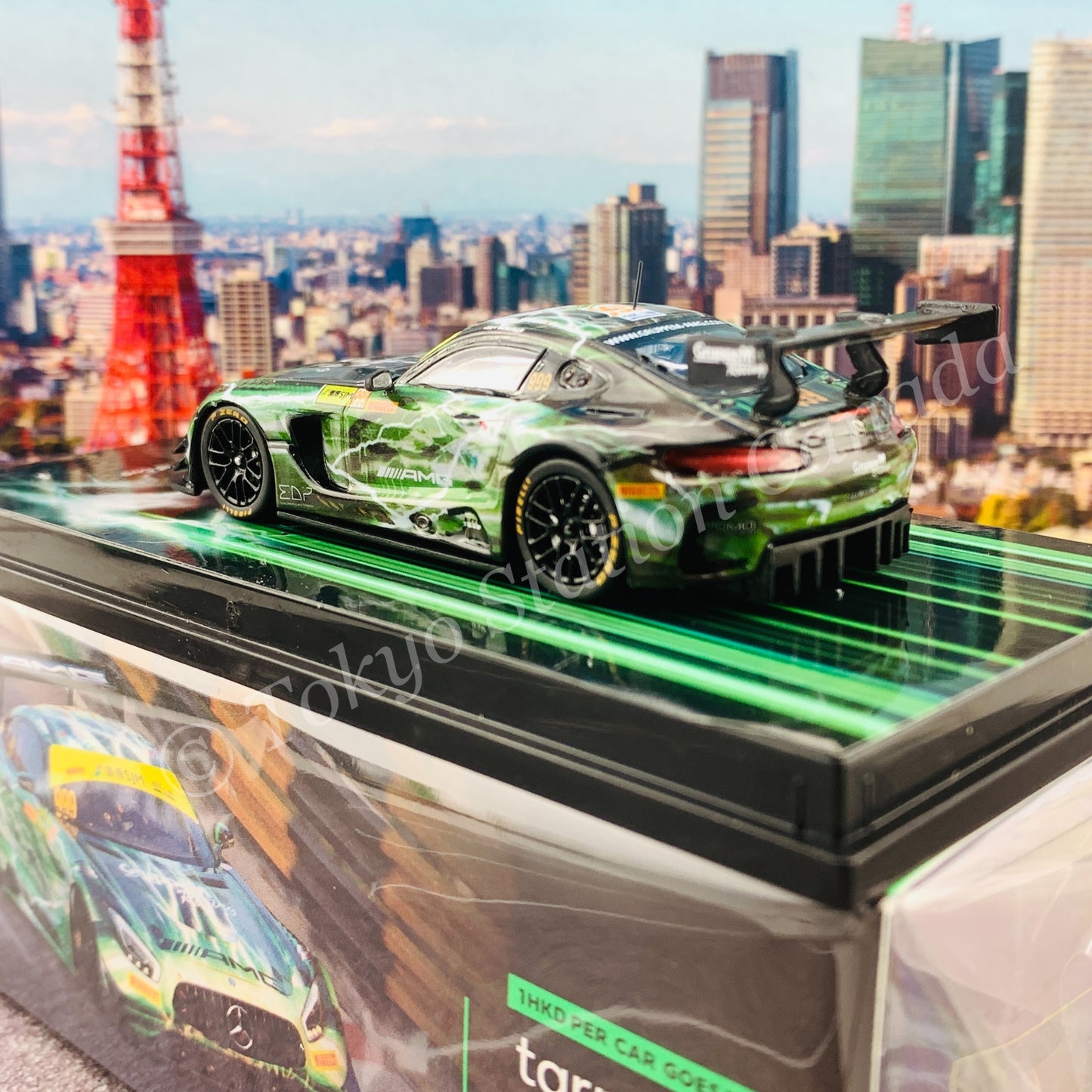TARMAC WORKS 1/64 HOBBY64 Mercedes-AMG GT3 Macau GT Cup - FIA GT World Cup 2019 Winner Raffaele Marciello T64-008-19MGP999