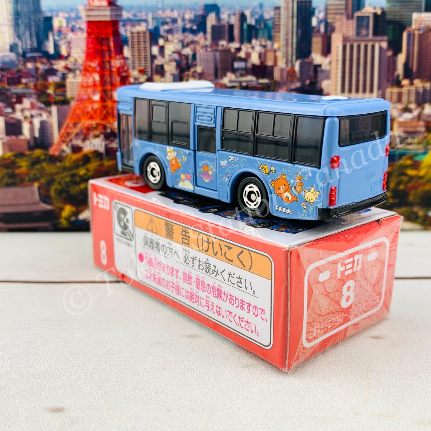 TOMICA 8 Mitsubishi Fuso Aero Star Tachikawa Bus X Rilakkuma