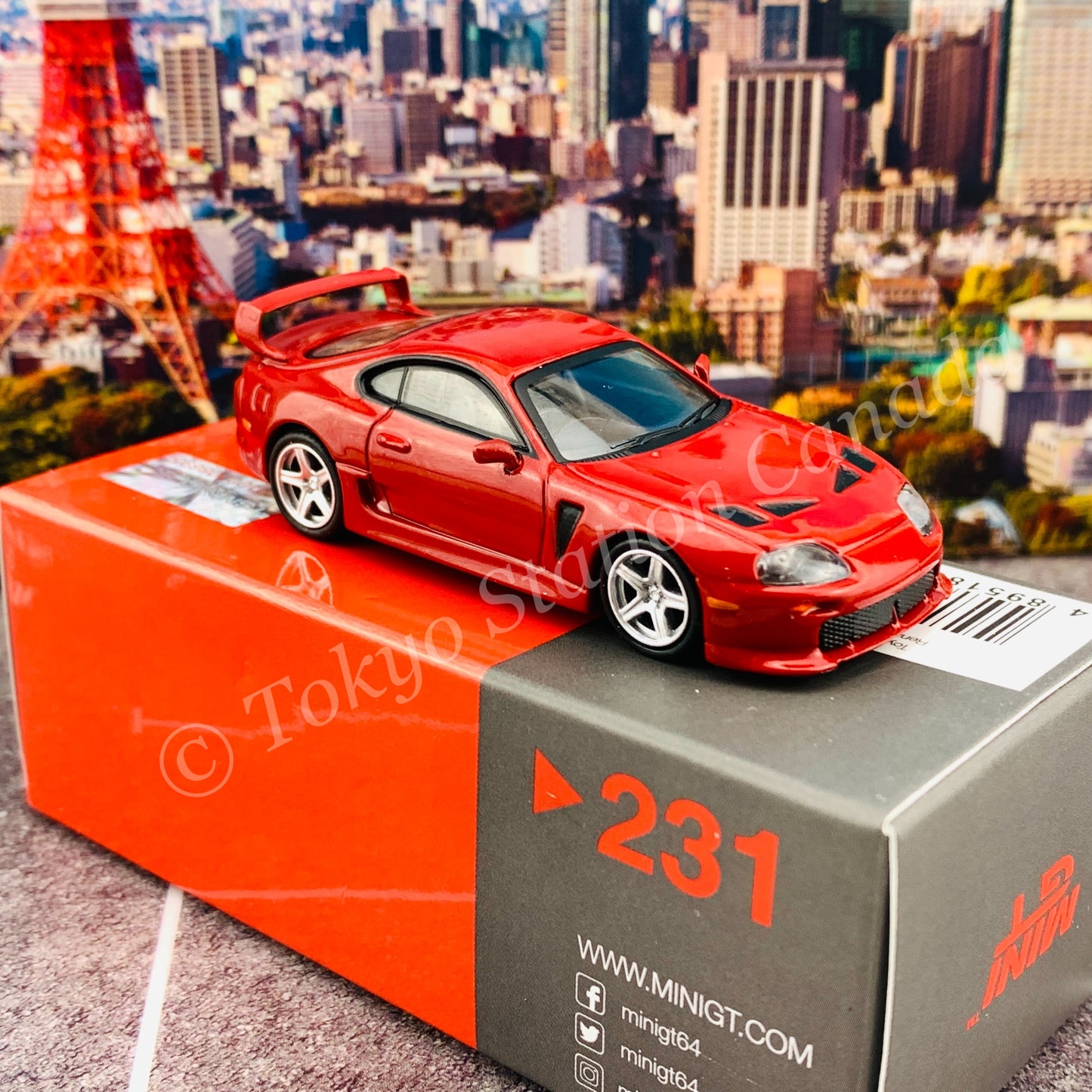 MINI GT 1/64 Toyota TRD 3000GT Renaissance Red RHD MGT00231-R