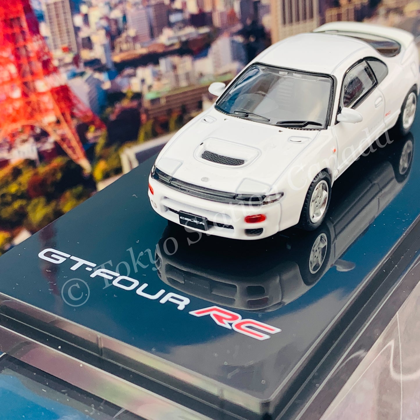 HOBBY JAPAN 1/64 Toyota CELICA GT-FOUR RC ST185 Super White II HJ641023AW