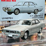 TOMYTEC Tomica Limited Vintage Neo 1/64 Nissan Skyline 2000GT-X Silver 1972 LV-N270a