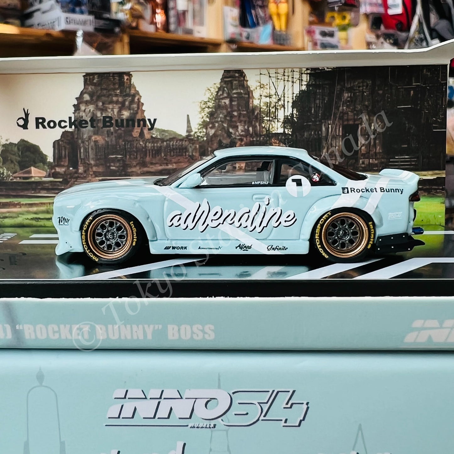 INNO64 1/64 NISSAN SILVIA S14 "ADRENALINE"  Rocket Bunny Boss by Chapter One THAILAND SPECIAL EDITION IN64-S14B-CH1