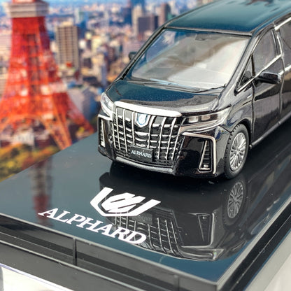 HOBBY JAPAN 1/64 Toyota ALPHARD HYBRID (H30W) AERO TYPE Sparkling Black HJ641012HBK