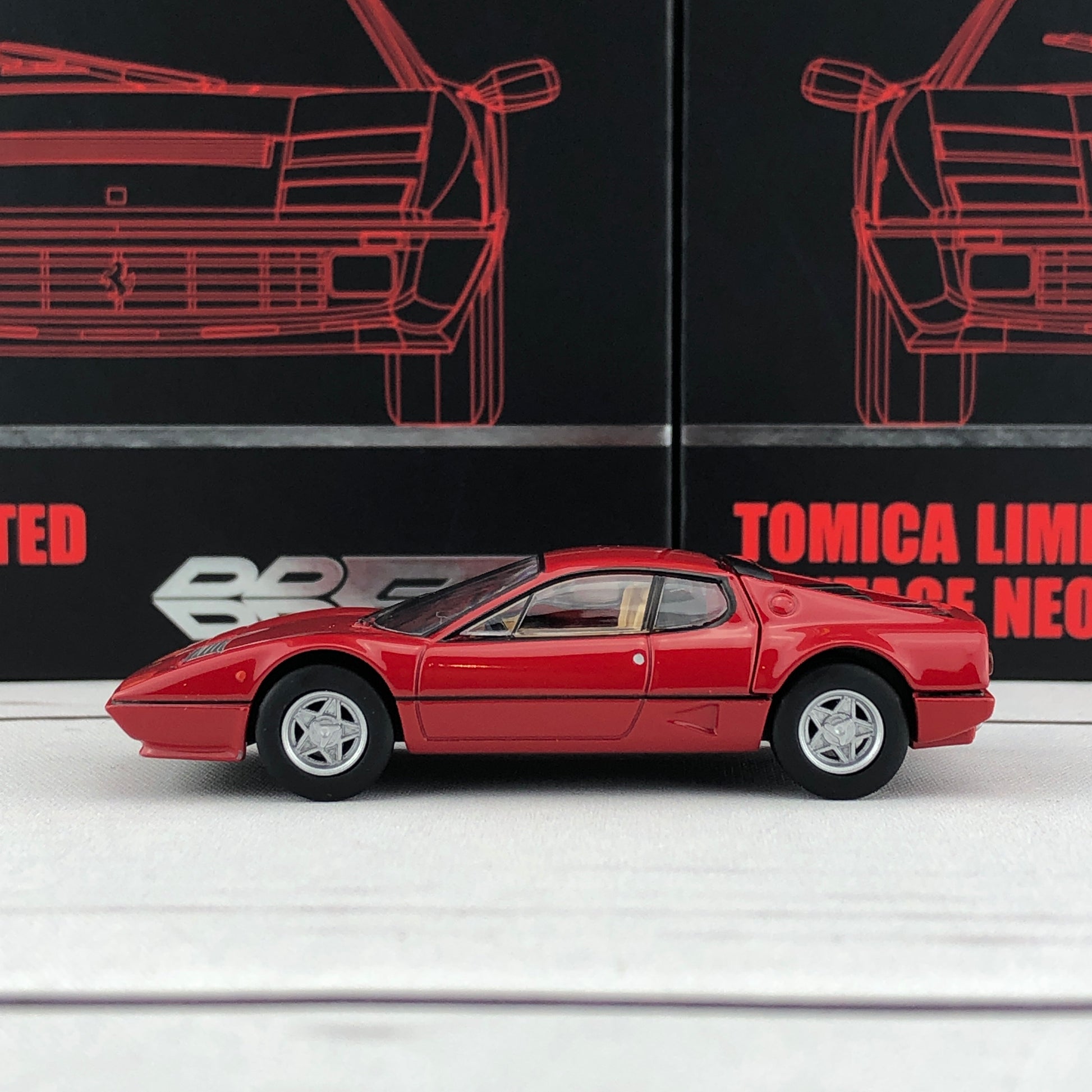 Tomica Tomytec Limited Vintage Neo 1/64 512i BB RED
